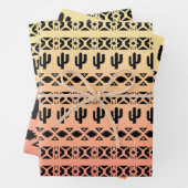 Southwestern Ombre Wrapping Paper Set Geschenkpapier Set (Beispiel)