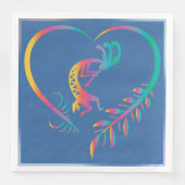 Southwestern Party Indian Kokopelli Napkins Serviette (Vorderseite)