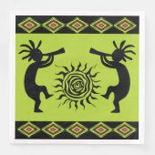 Southwestern Party Kokopelli Napkins Serviette (Vorderseite)
