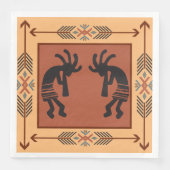 Southwestern Party Kokopelli Napkins Serviette (Vorderseite)