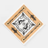 Southwestern Party Kokopelli Napkins Serviette (Ecke)