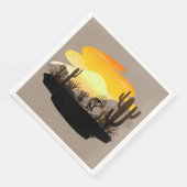 Southwestern Party Kokopelli Napkins Serviette (Ecke)