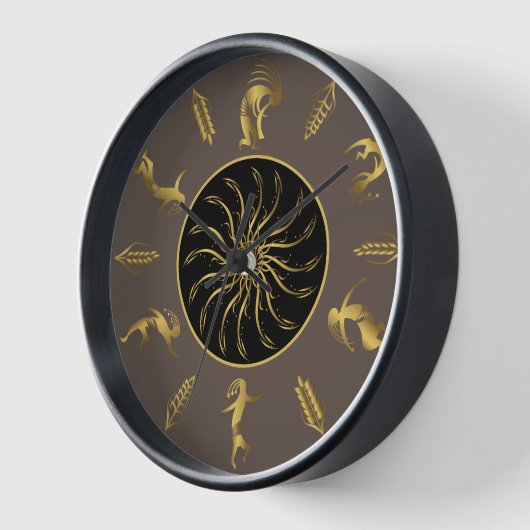 Southwestern Party Tancing Kokopellis Uhr (Winkel)