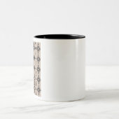 Southwestern Pattern 2 Zweifarbige Tasse (Mittel)