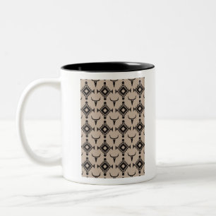 Southwestern Pattern 3 Zweifarbige Tasse