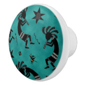 Southwestern pattern fun Keramik Knopf Keramikknauf (Rechts)