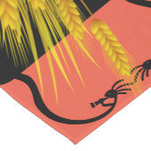 Southwestern Pflanzing Harvest Kokopelli Kurzer Tischläufer (Ecke)