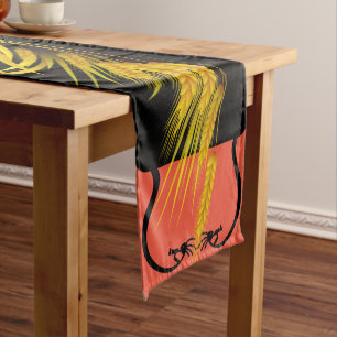 Southwestern Pflanzing Harvest Kokopelli Kurzer Tischläufer