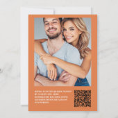 Southwestern Ranch Western Hochzeitsstiftung QR-Co Einladung (Rückseite)