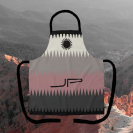 Southwestern Restaurant Style Monogram Schürze