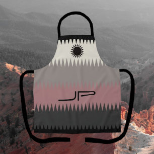 Southwestern Restaurant Style Monogram Schürze