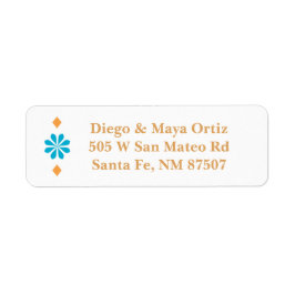 Southwestern Santa Fe Address Labels