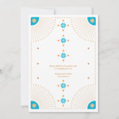 Southwestern Santa Fe Bridal Dusche Einladung (Rückseite)