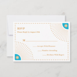 Southwestern Santa Fe Response Card RSVP Karte