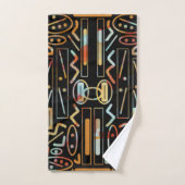 Southwestern Scratch Art Pattern Badhandtuch Set (Handtuch)