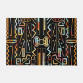 Southwestern Scratch Art Pattern Fußmatte (Vorderseite)