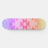 Southwestern Skateboard Deck, helle Sommerhäuser (Horizontal)