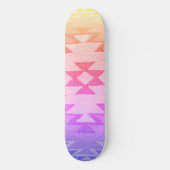 Southwestern Skateboard Deck, helle Sommerhäuser (Vorderseite)