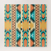 Southwestern Style Boho Pattern Puzzle (Horizontal)