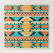 Southwestern Style Boho Pattern Puzzle (Vertikal)