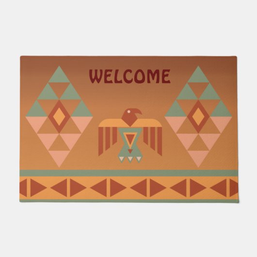 Southwestern Style Native American Doormat Fußmatte (Vorderseite)