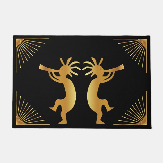 Southwestern Sun Kokopelli Doormat Fußmatte (Vorderseite)