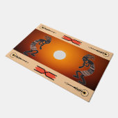 Southwestern Sun Kokopelli Doormat Fußmatte (Schrägansicht)