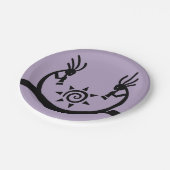 Southwestern Sun Kokopelli Party Pappteller (Schrägansicht)