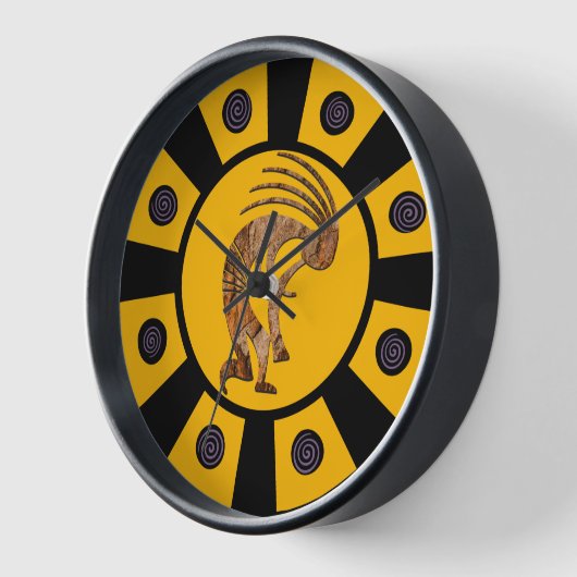 Southwestern Sun Kokopelli Uhr (Winkel)