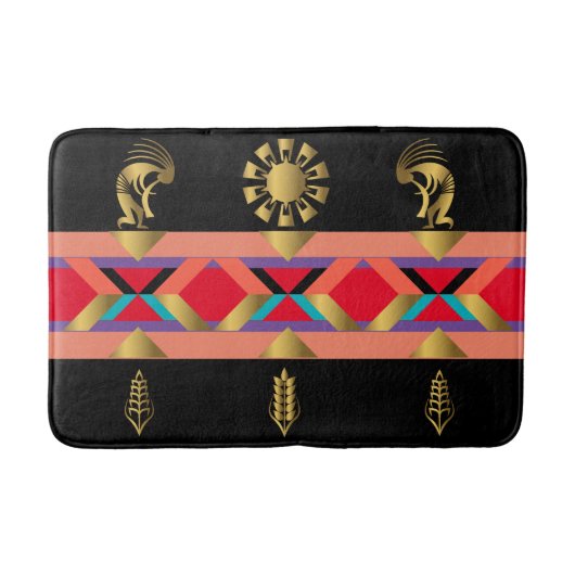 Southwestern Sun Kokopellis Bath Mat Badematte (Vorderseite)