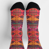 Southwestern Sunset Beautiful Socken (Oben)