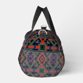 Southwestern Symmetrical Tiled Pattern Line Art Duffle Bag (Rechts)