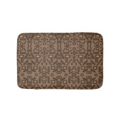 Southwestern Tribal Abstraktes Muster Art Design Badematte (Vorderseite)