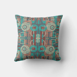 Southwestern Tribal Geometrie Abstrakte Formen Kissen