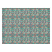 Southwestern Tribal Geometrie Abstrakte Formen Tischdecke (Vorderseite (Horizontal))