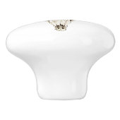 Southwestern Tribal Skull 3 Keramikknauf (Seitenansicht)