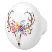 Southwestern Tribal Skull 3 Keramikknauf (Rechts)