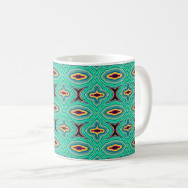 Southwestern Tropical Boho Chic Geode Art Kaffeetasse