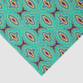 Southwestern Tropical Boho Chic Geode Art Seidenpapier (Ausschnitt)