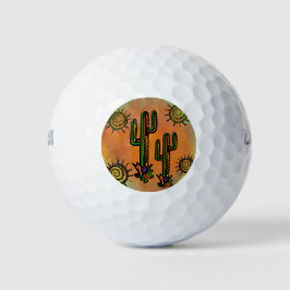 SOUTHWESTKACTUS ART GOLFBALL