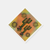 SOUTHWESTKACTUS ART SERVIETTE (Ecke)