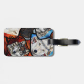 SOUTHWESTLICHE WOLFKUNST GEPÄCKANHÄNGER (Rückseite horizontal)