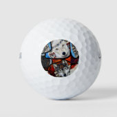 SOUTHWESTLICHE WOLFKUNST GOLFBALL (Vorderseite)
