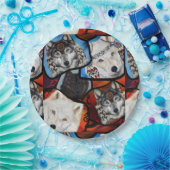 SOUTHWESTLICHE WOLFKUNST PAPPTELLER (Party)