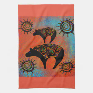 SOUTHWESTLICHER BÄRKT GESCHIRRTUCH