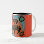 SOUTHWESTLICHER BÄRKT ZWEIFARBIGE TASSE (VorderseiteRechts)