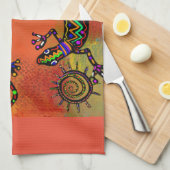 SOUTHWESTLIZARD ART GESCHIRRTUCH (Viertel Falte)