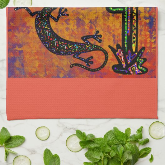 SOUTHWESTLIZARD ART GESCHIRRTUCH (Gefaltet)