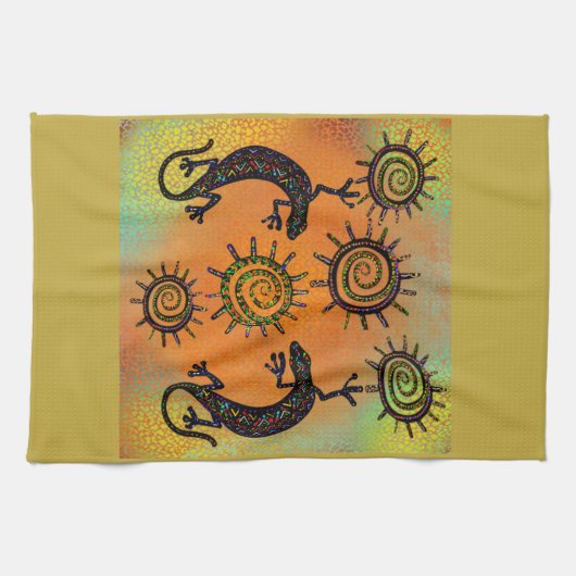 SOUTHWESTLIZARD ART GESCHIRRTUCH (Horizontal)