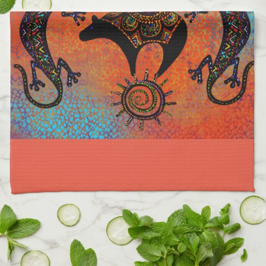 SOUTHWESTLIZARD ART GESCHIRRTUCH (Gefaltet)